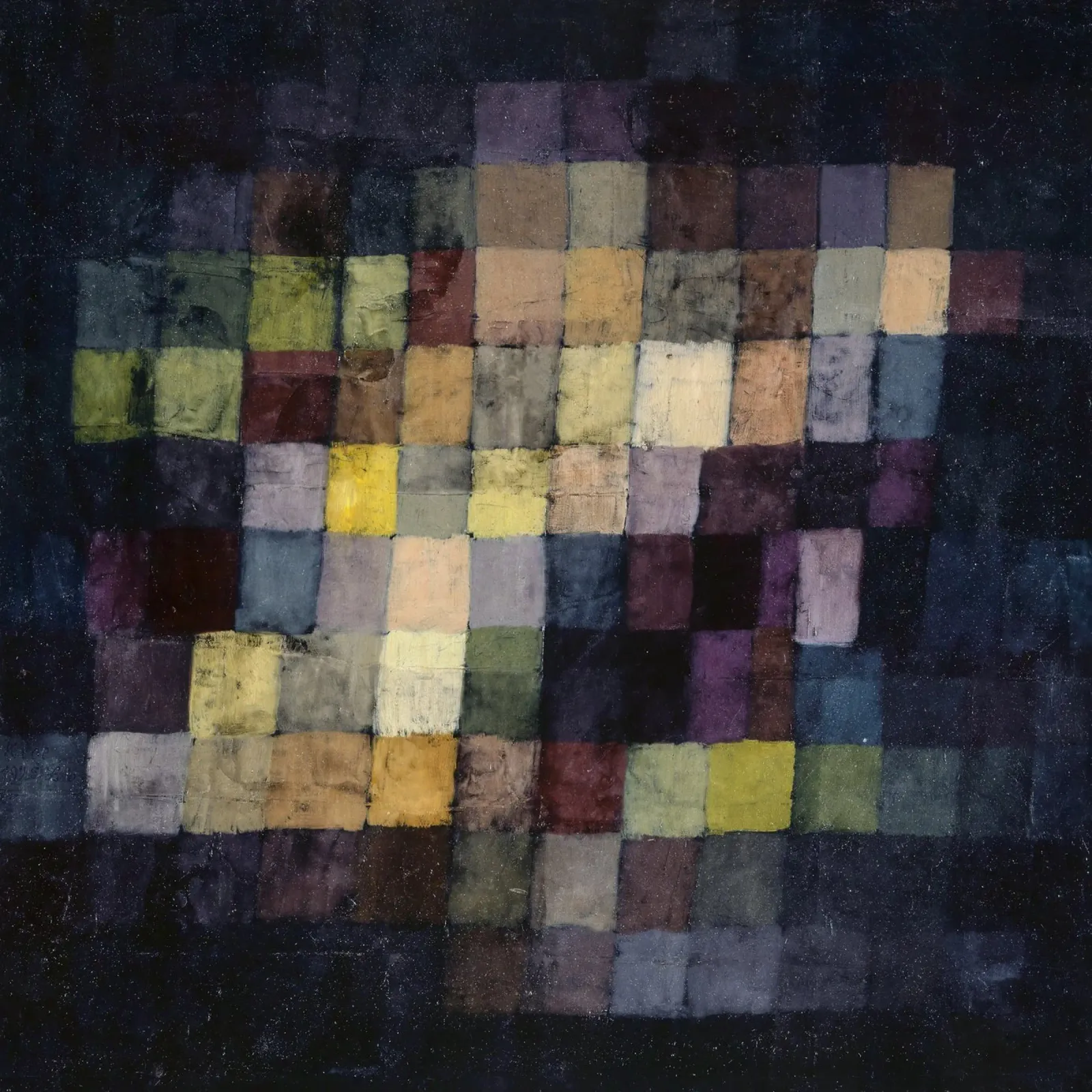 Paul Klee - Suono antico, Arte astratta, Cubismo, Modernismo, Geom. pellicola backlit da NorwesClub