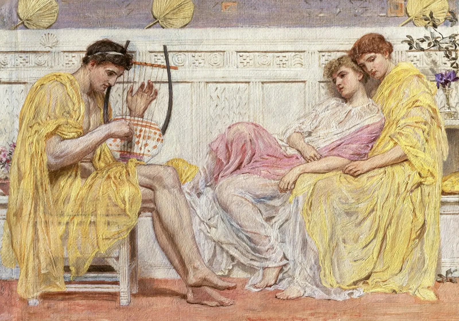 Albert Moore: "Un musicista" - Movimento Estetico Classico Be carta hahnemühle da NorwesClub