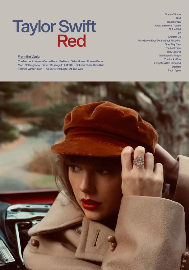 Red Taylor’s Version alluminio dibond da Attaboy Dsgn