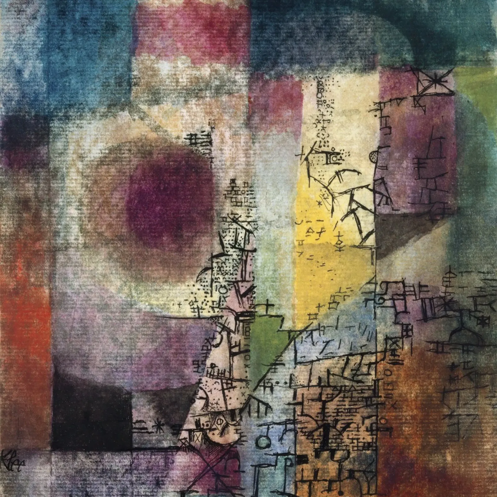 Paul Klee - Expressionnisme abstrait | Art moderne géométrique Sh hahnemühle de NorwesClub