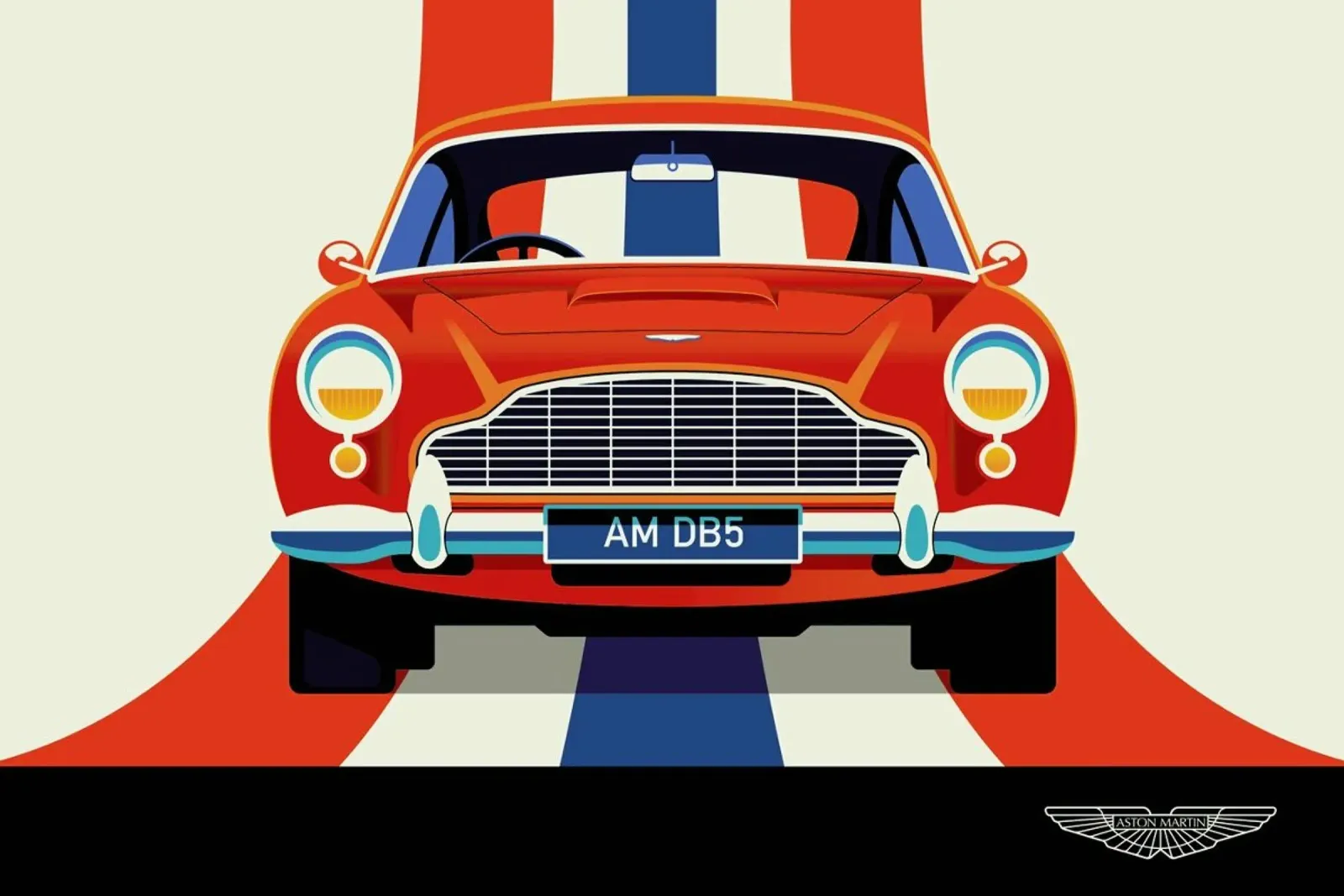 Aston Martin canvas by Bo Lundberg