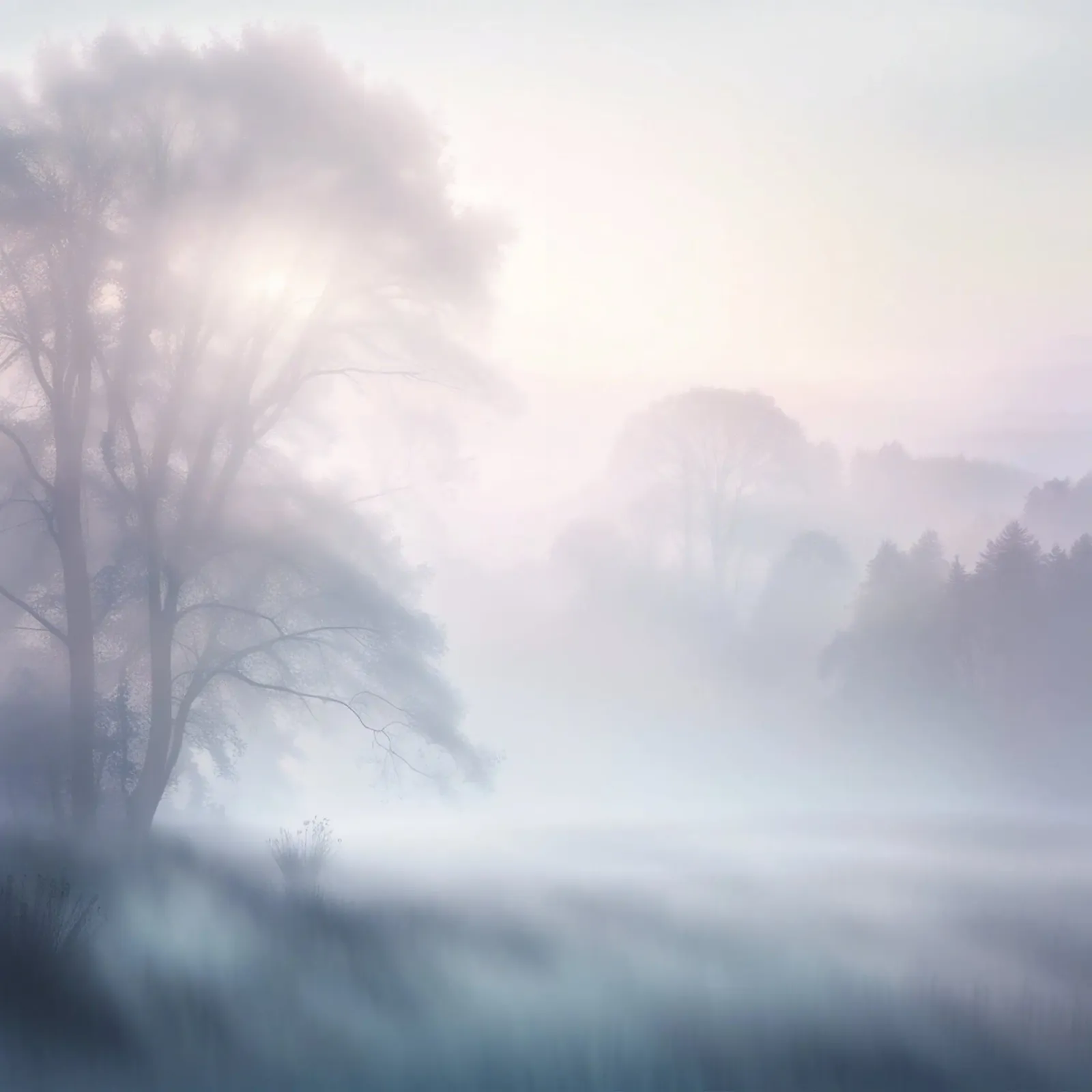 Enchanted Forest Hidden in the Fog canvas by PhotoVibe Decor