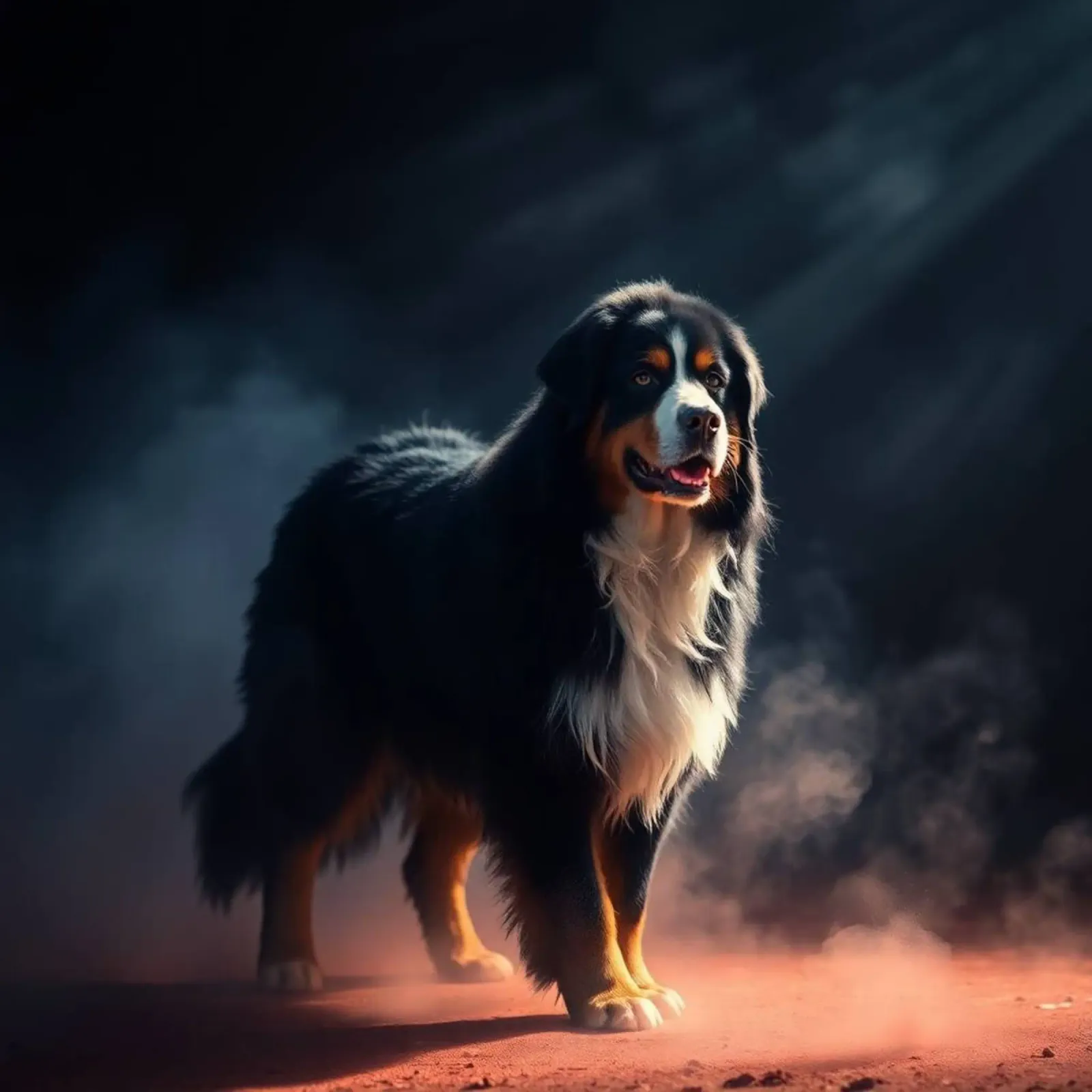 The colorful Bernese Mountain Dog #40 hahnemühle by Yumis.Beargang.and.Me