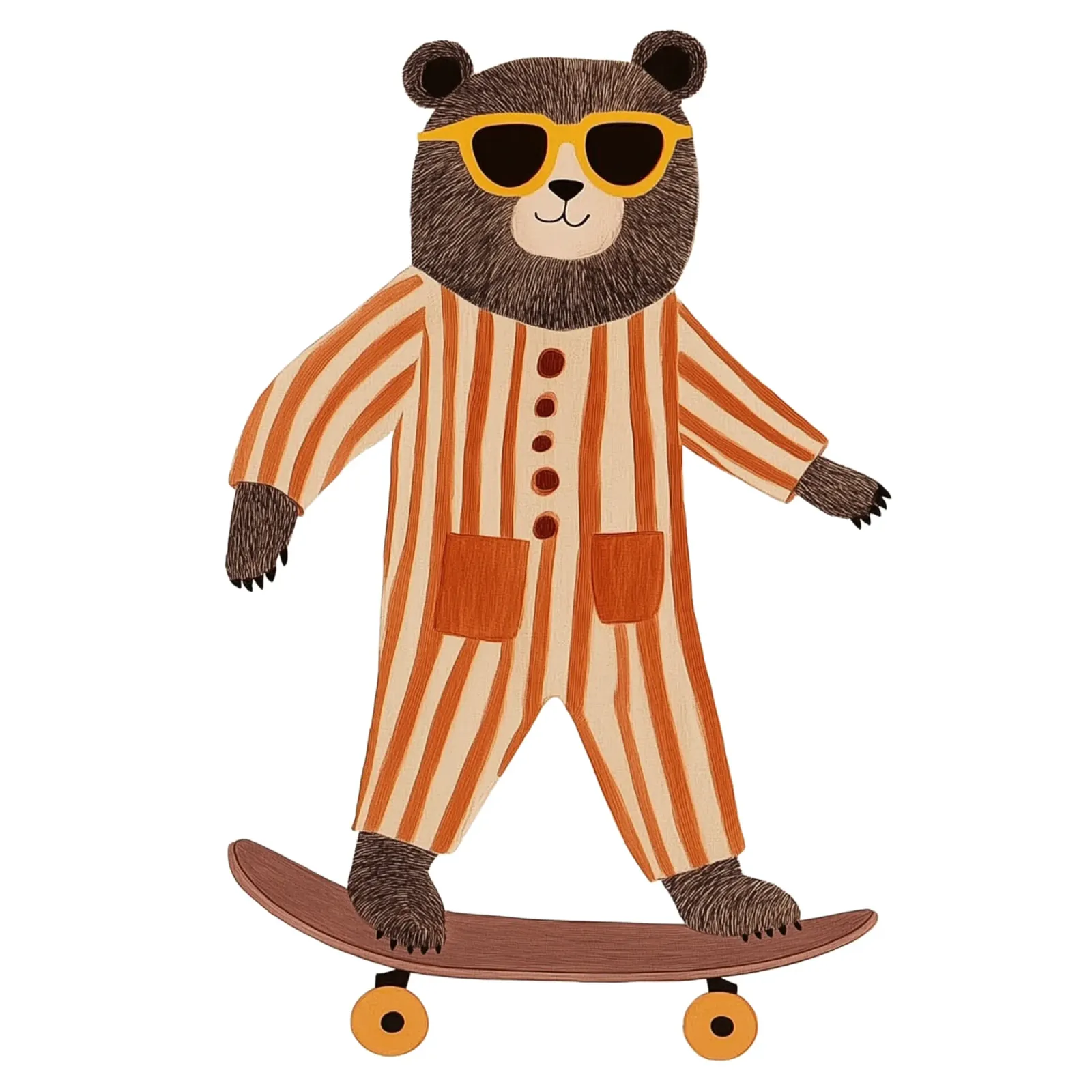 Orso fresco alluminio dibond da HookASmile