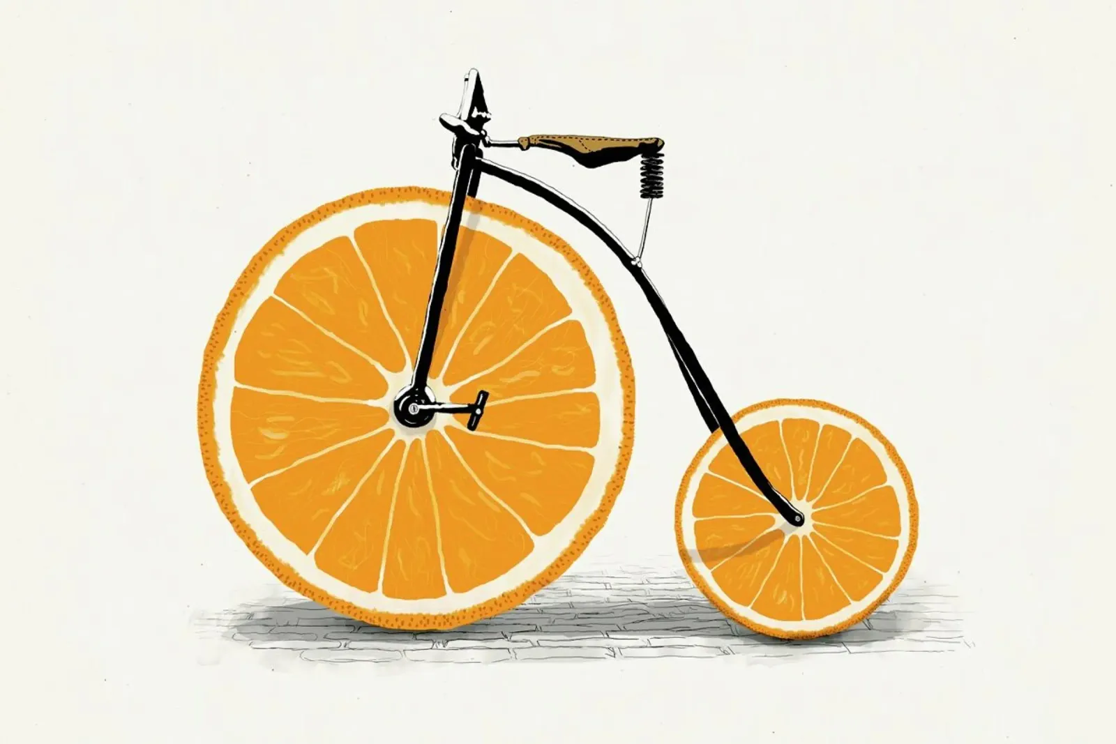 Vitamin poster con telaio in legno da Florent Bodart