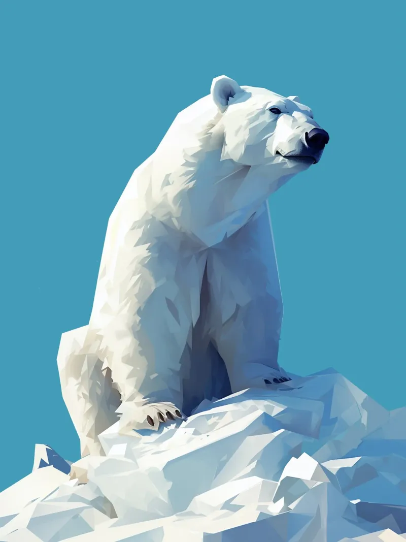 Orso polare 1 carta hahnemühle da LaylaOzFun