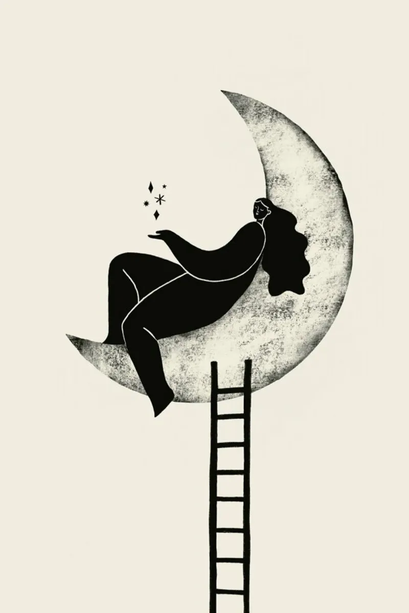 Crescent Climb carta hahnemühle da Graphite