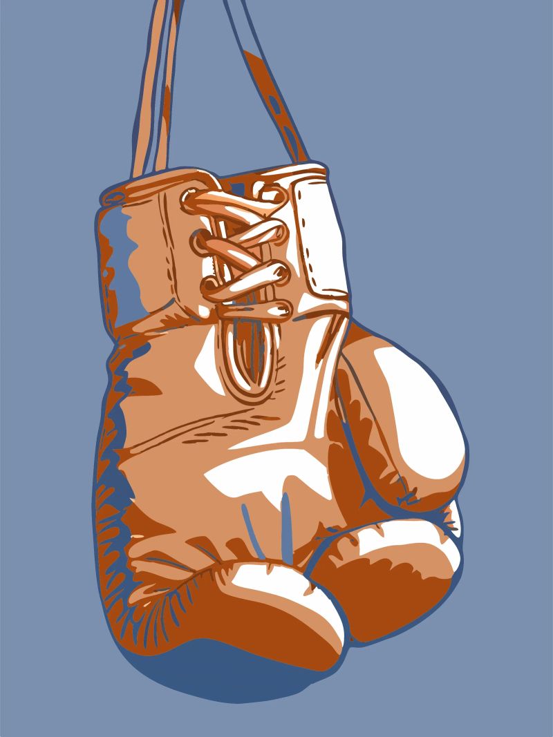 Boxing gloves poster by SPORTS ONLY