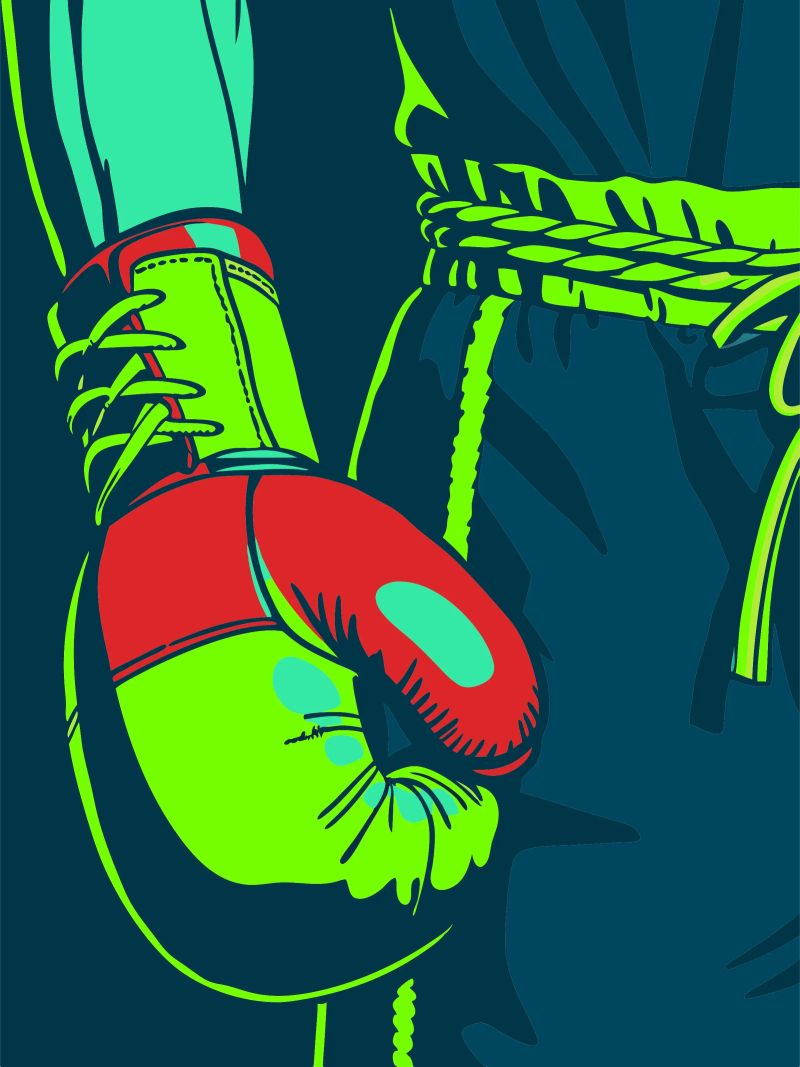 Boxing Fighter poster by SPORTS ONLY