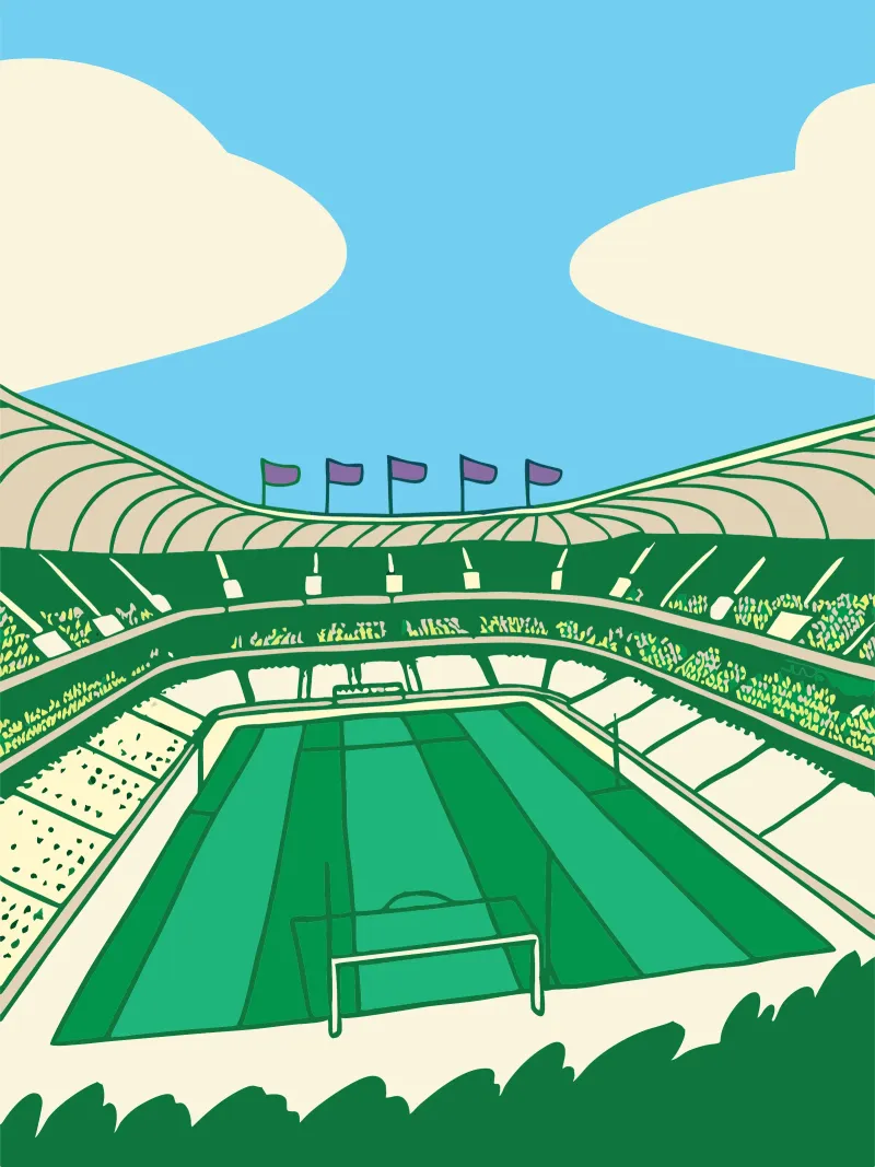 Stadio di calcio pellicola backlit da SPORTS ONLY