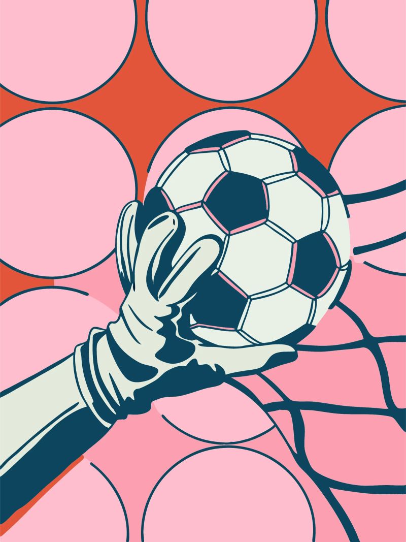 Hand des Torwarts Poster von SPORTS ONLY