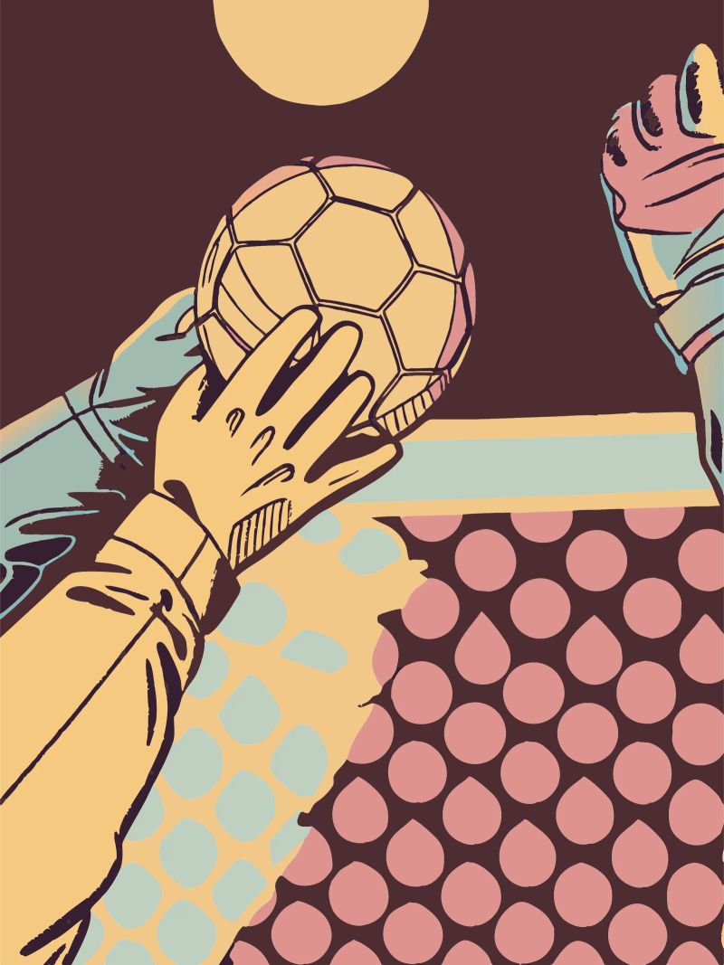 Hand des Torwarts Poster von SPORTS ONLY