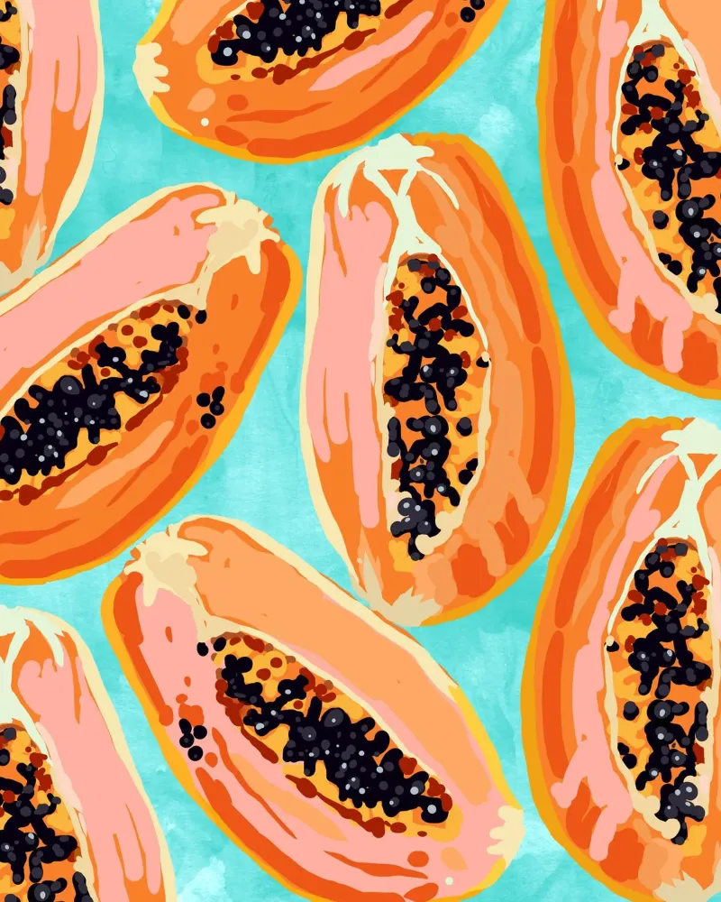 Papaya grande carta hahnemühle da 83oranges