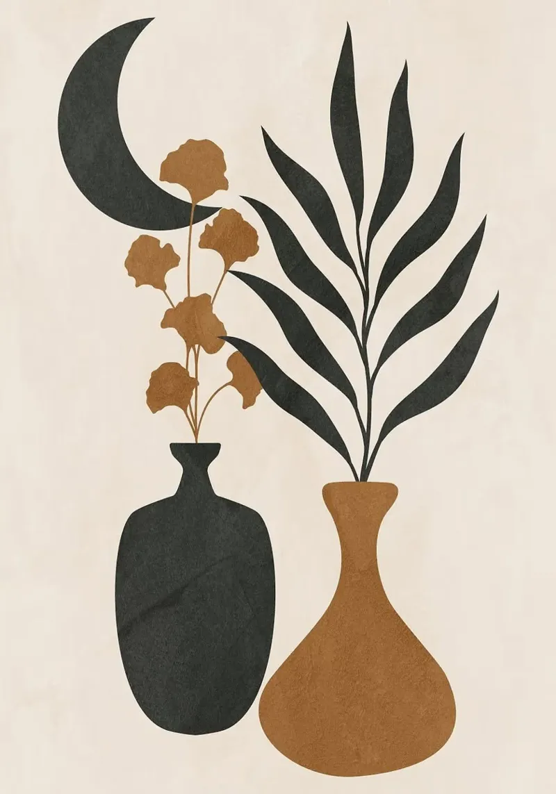 vasi pellicola backlit da Abstract Botanical Art