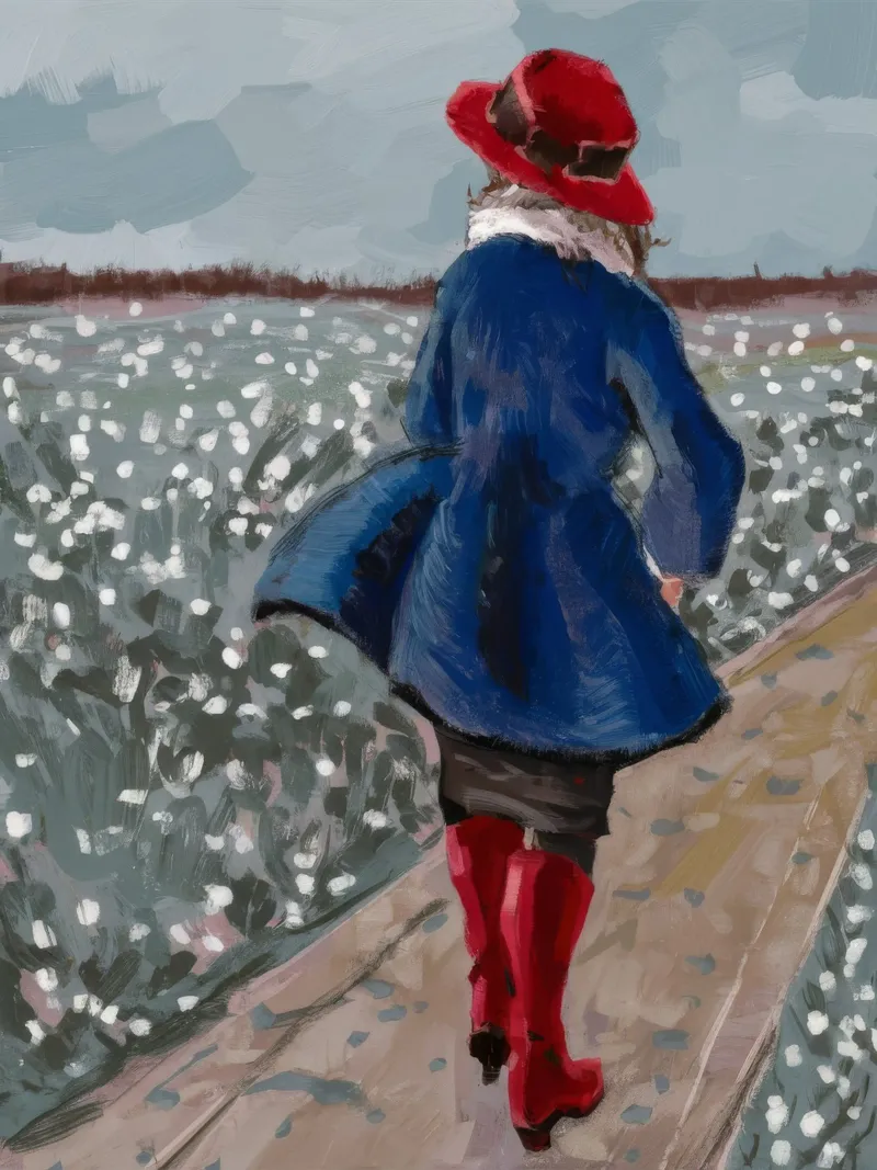 Passeggiata mistica d'inverno poster da Verve Pigments