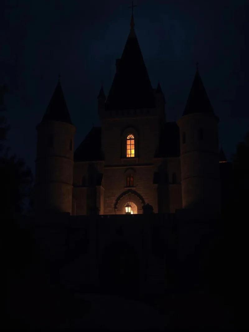 Dim lit Castle photography poster da heaventrain