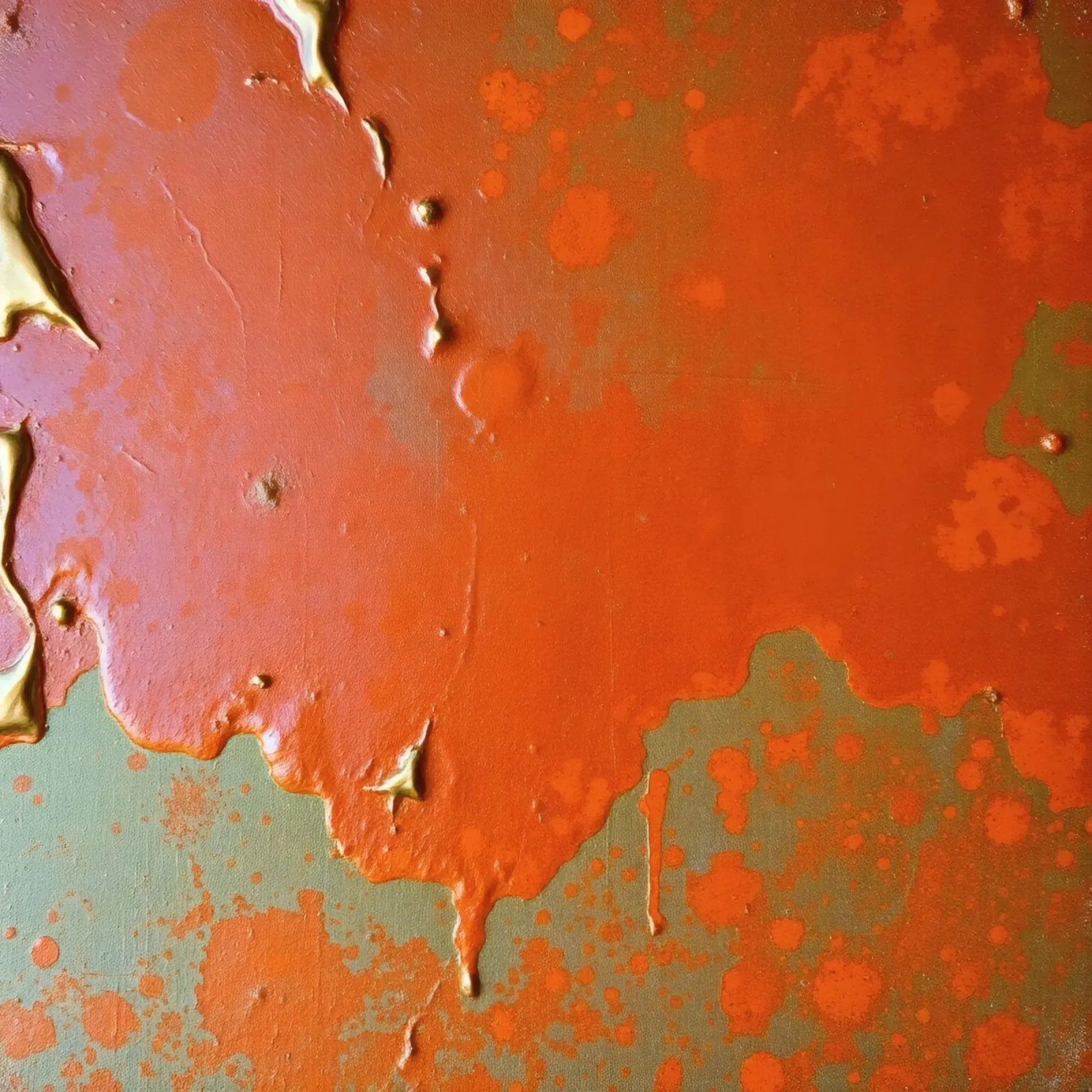 texture of peeling paint revealing layers of color on canvas by DesignDoodle