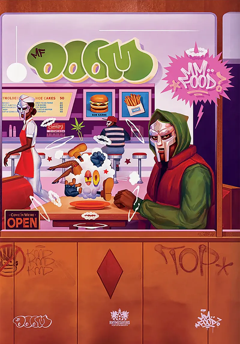 MM..FOOD – MF DOOM pellicola backlit da Attaboy Dsgn