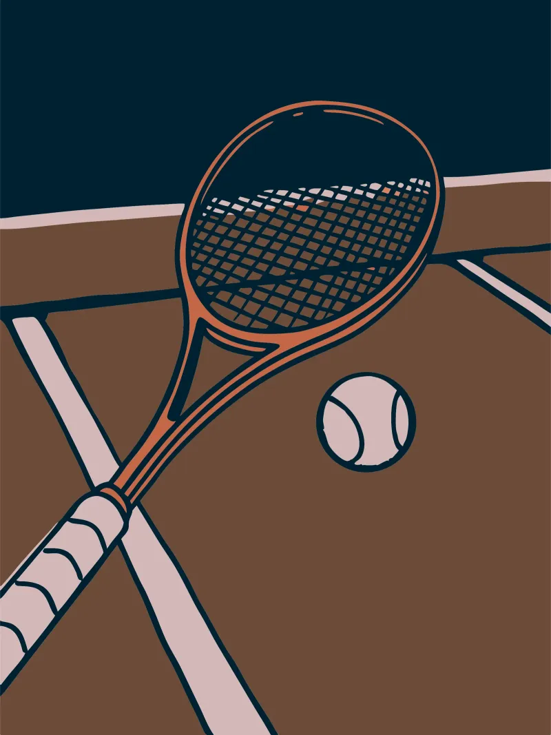 Tennis alu-dibond by SPORTS ONLY