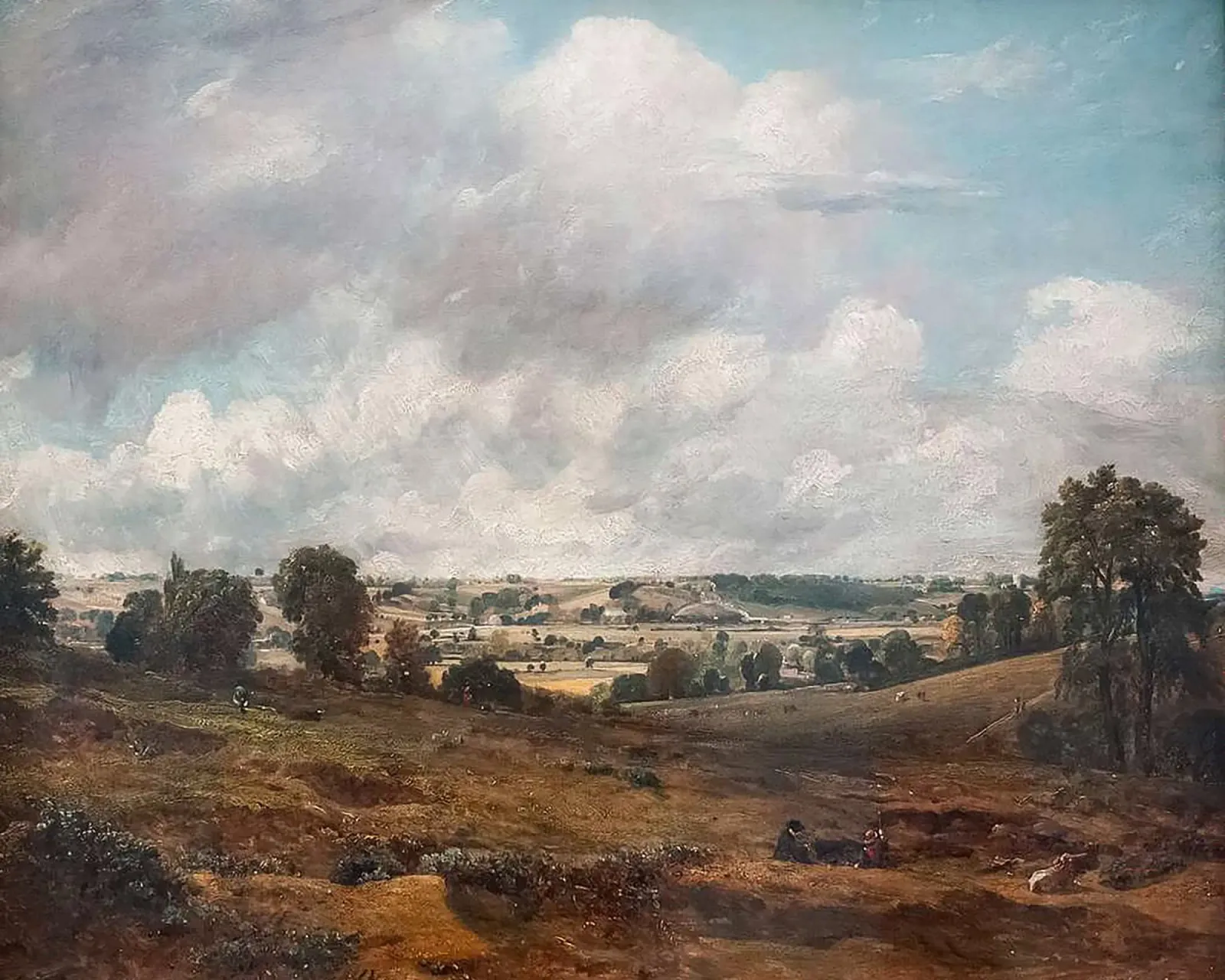 John Constable Kunst canvas met Baklijst van Brooke