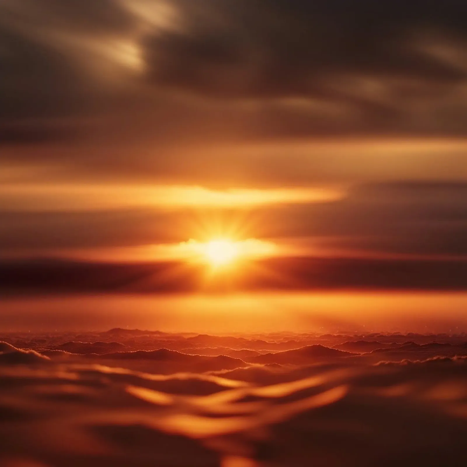 L'alba su un mare di nuvole carta hahnemühle da PhotoVibe Decor