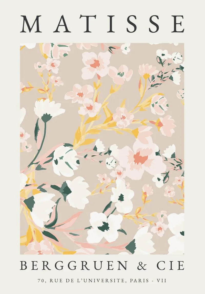 Flowers - Henri Matisse forex plate by Trending Art Company