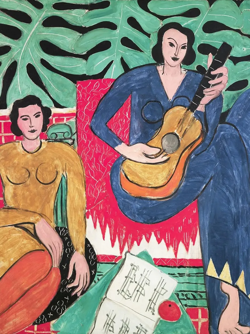Henri Matisse Wall Art Poster - The Music poster with aluminum frame by Trending Art Company