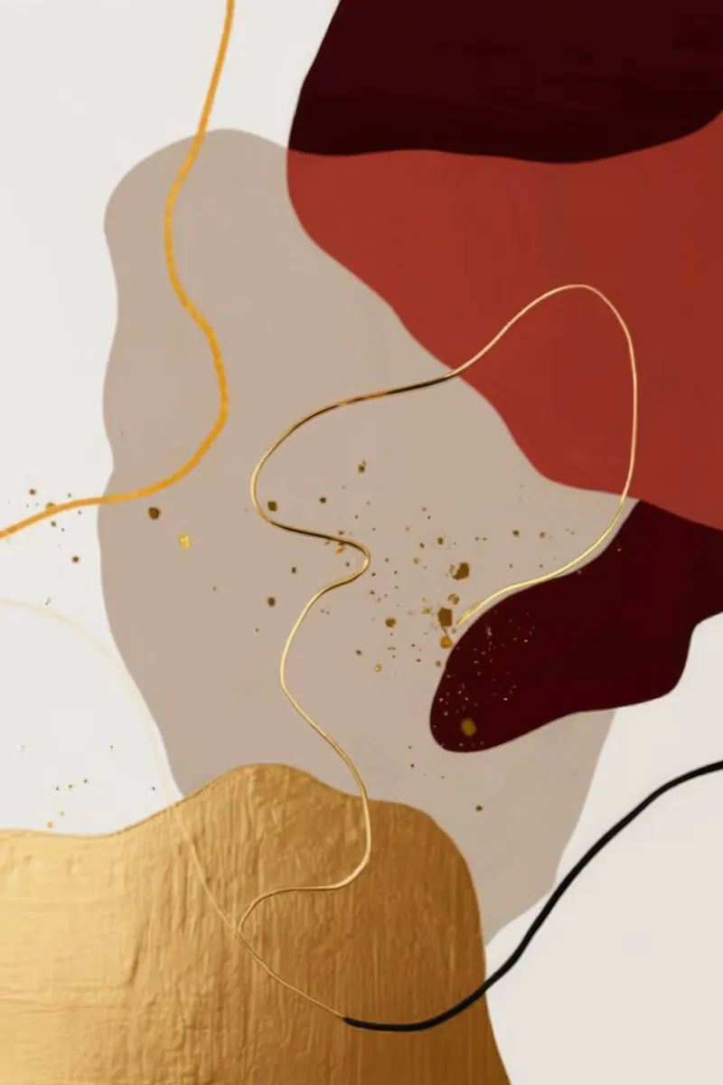 Earthen Hue Abstraction hahnemühle by Monarch Arc