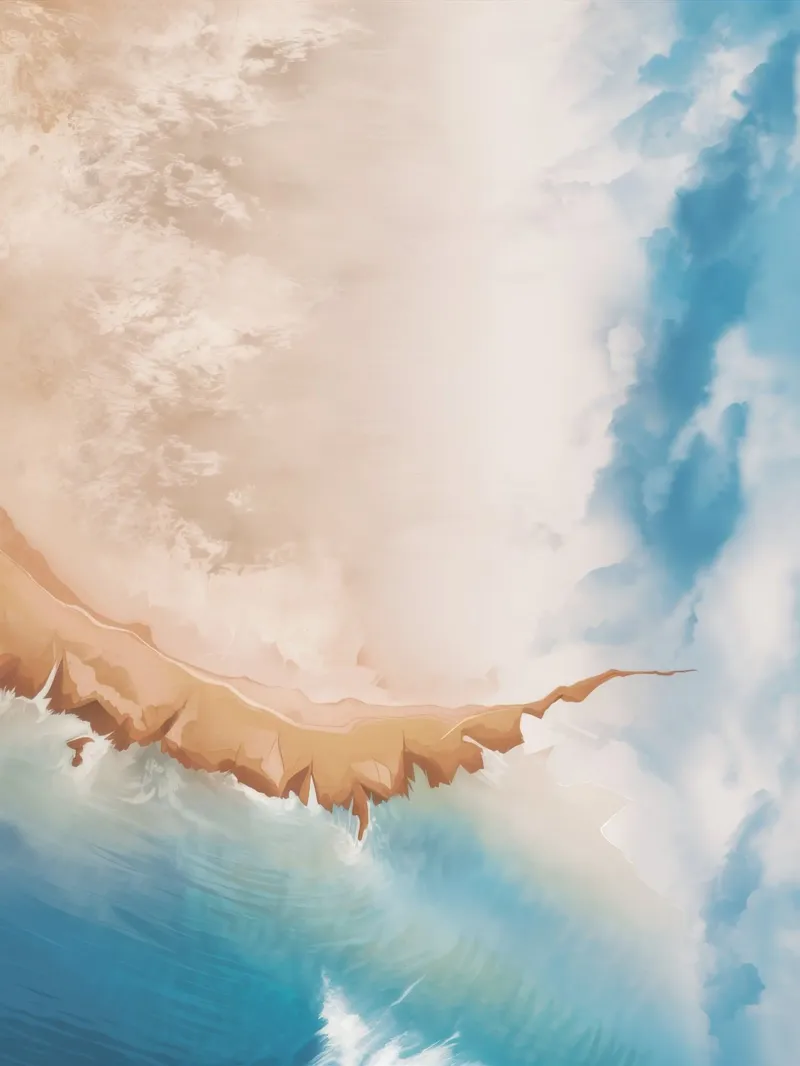 Coastal Dream Mirage canvas by Monarch Arc