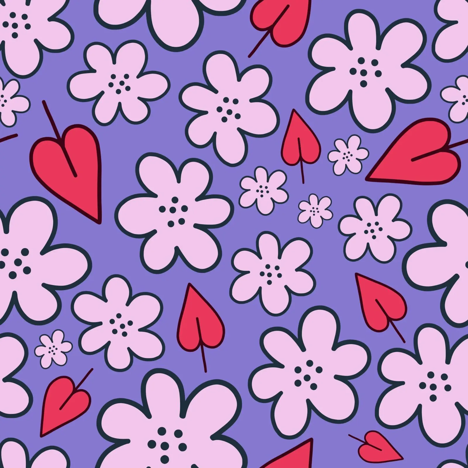 Garabatos Happy Bloom lienzo de Happy Littles
