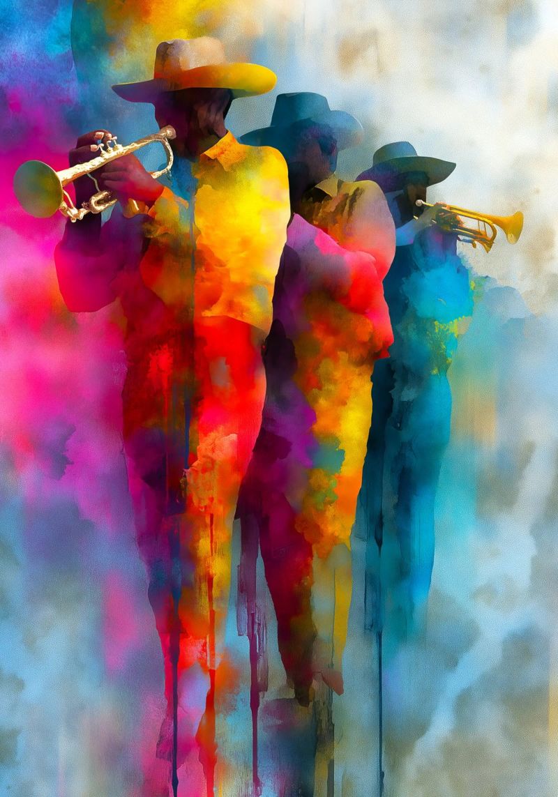 Musicista Mariachi messicano poster da Justyna Jaszke JBJart