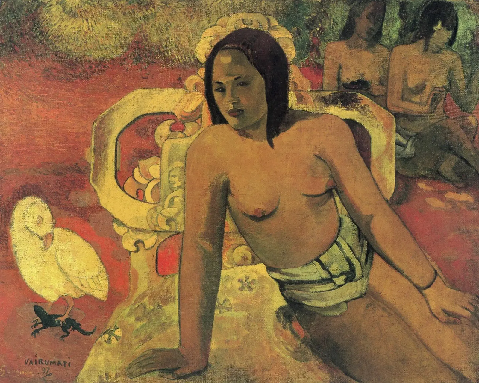 Gauguin's Vairumati: Primitivisme, exotisme, Boheemse kunst Pr canvas met Baklijst van NorwesClub