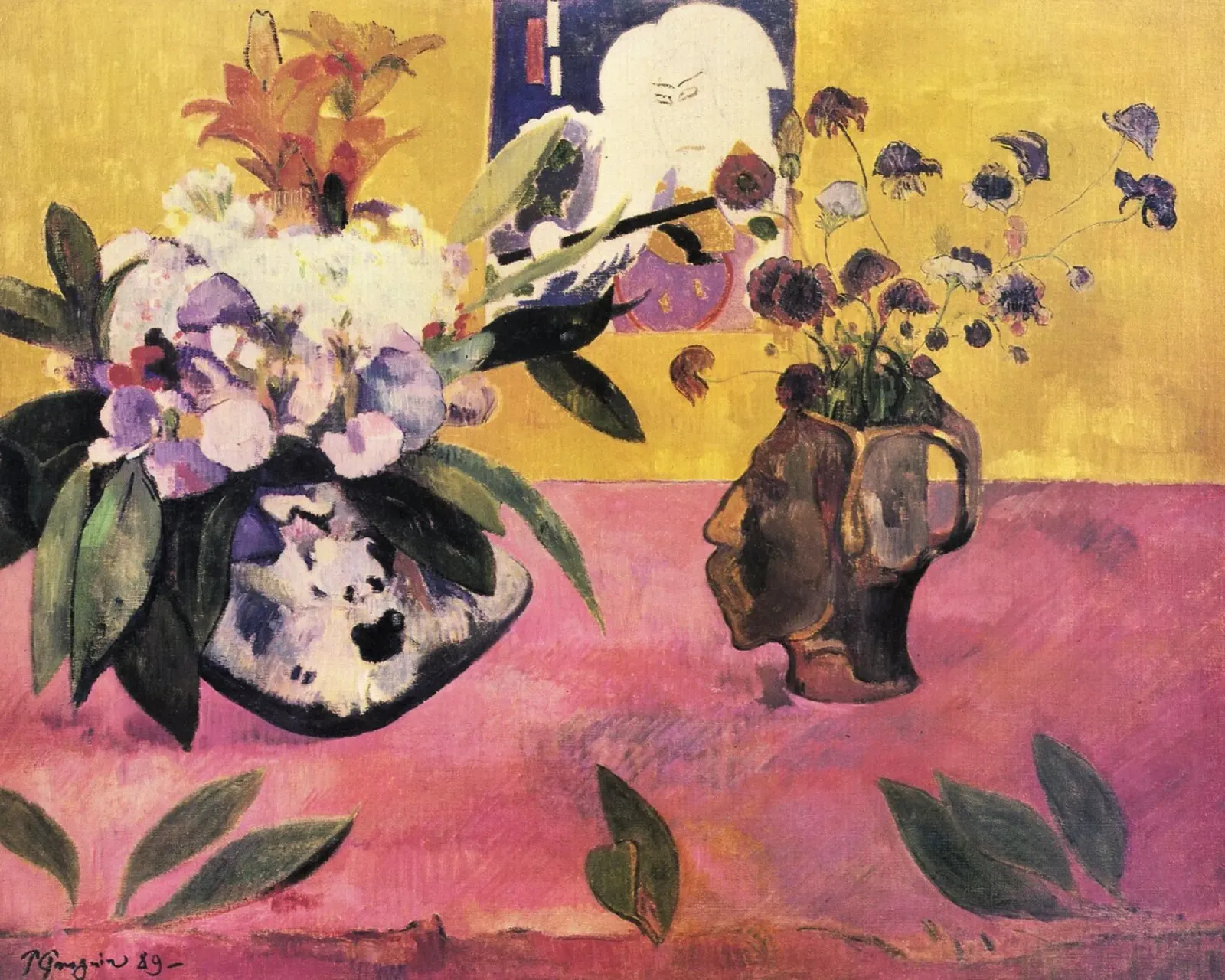 Gauguin Stillleben: Symbolismus, Japonismus, Bohème Kunstdruck Poster von NorwesClub