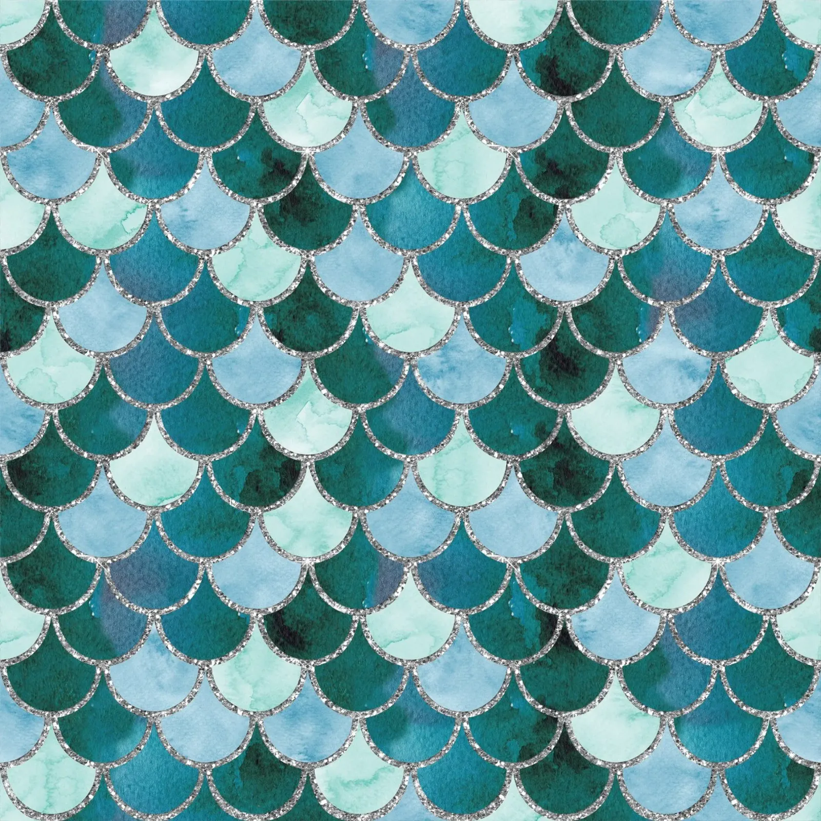 Scaglie di sirena in Soft Aqua pellicola backlit da Happy Littles