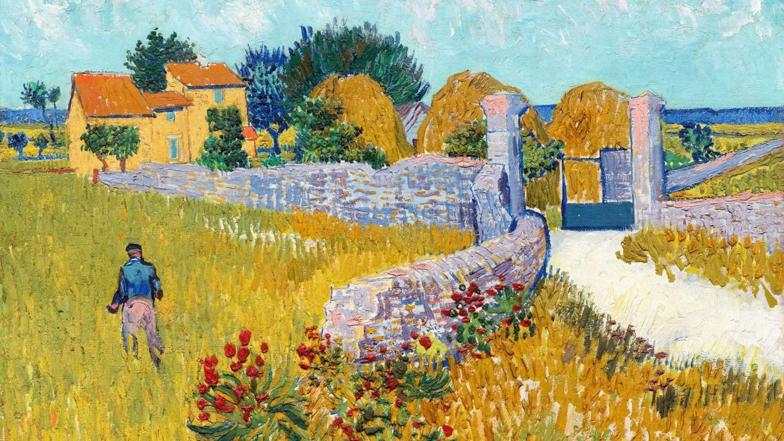 La ferme provençale de Van Gogh : La campagne post-impressionniste poster de NorwesClub