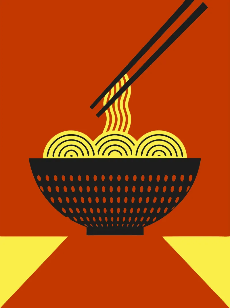 Tagliatelle per la colazione pellicola backlit da LOOK DIFFERENT