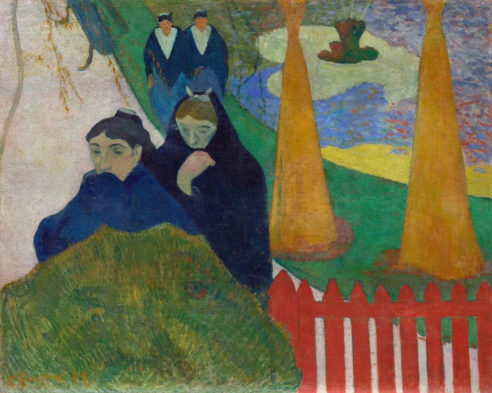 Le Arlésiennes (Mistral) di Gauguin - Visione post-impressionista pellicola backlit da NorwesClub