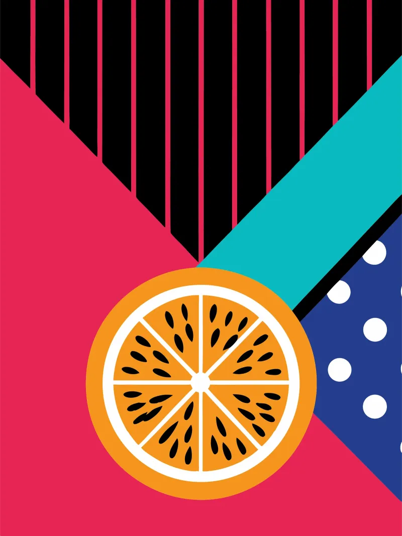 Frutta moderna al limone pellicola backlit da LOOK DIFFERENT