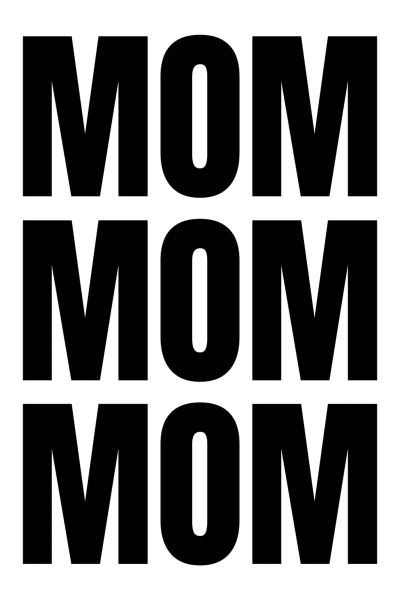 Mom Mom Mom hahnemühle by YV TYPOGRAPHY