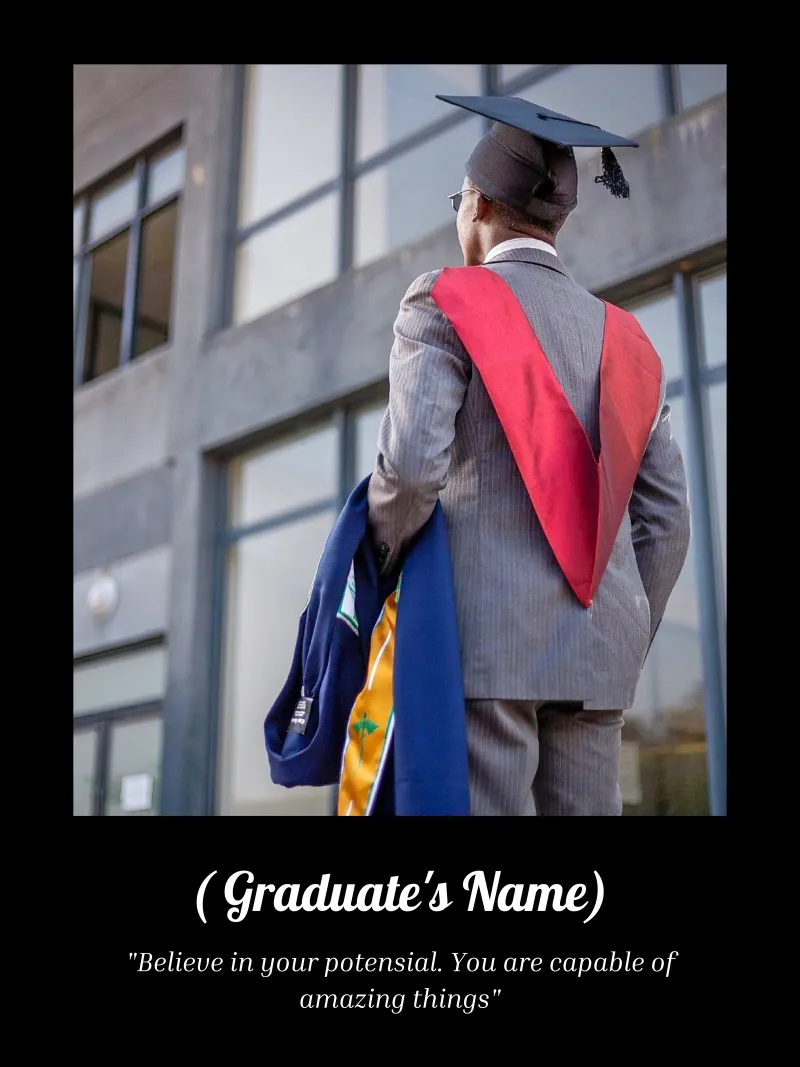 Personalizzazione della laurea poster con telaio in alluminio da NEWEST CUSTOM SHOP