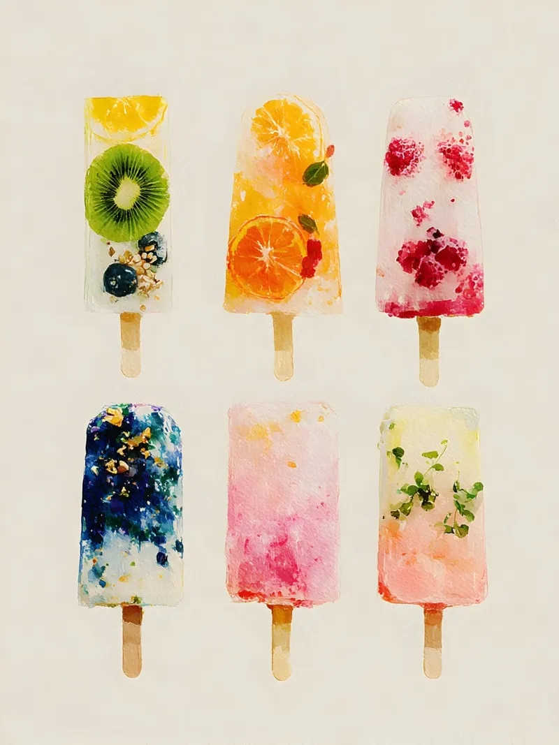 Fruity Popsicles pellicola backlit da Gypsy Galleria