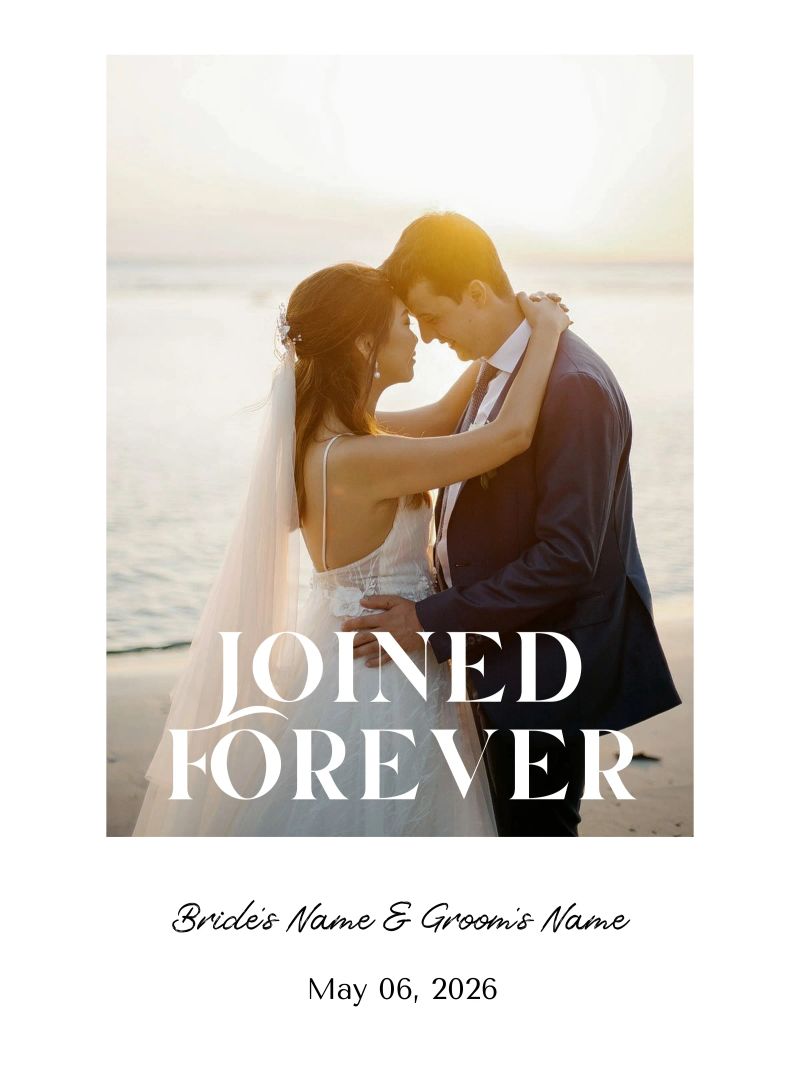 Personalisierte Hochzeit Poster von NEWEST CUSTOM SHOP