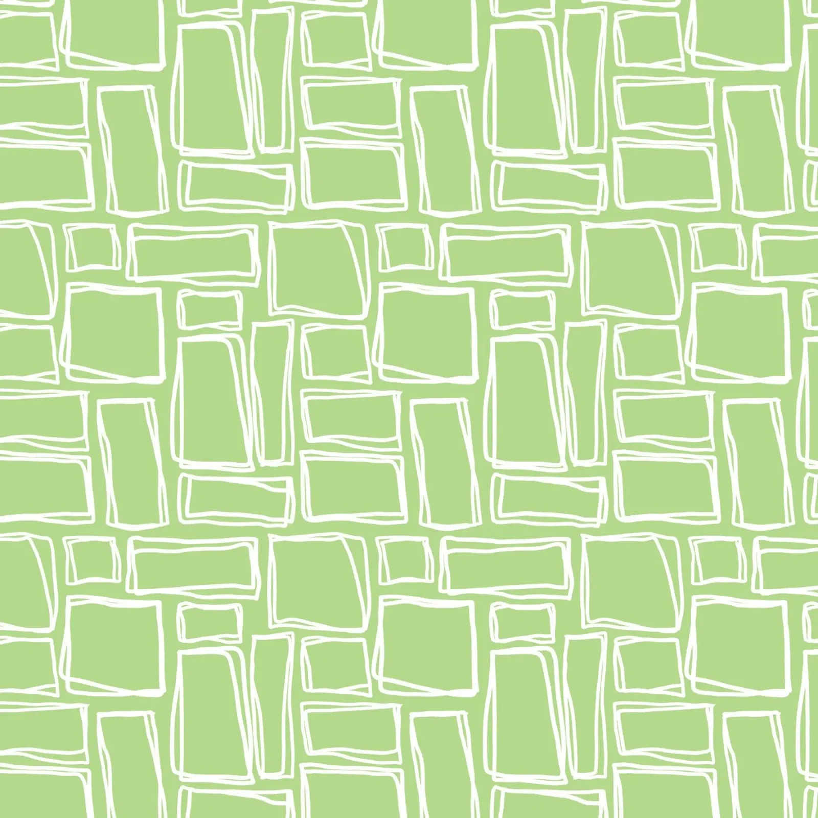 Quadrati Doodle in verde menta pellicola backlit da Happy Littles