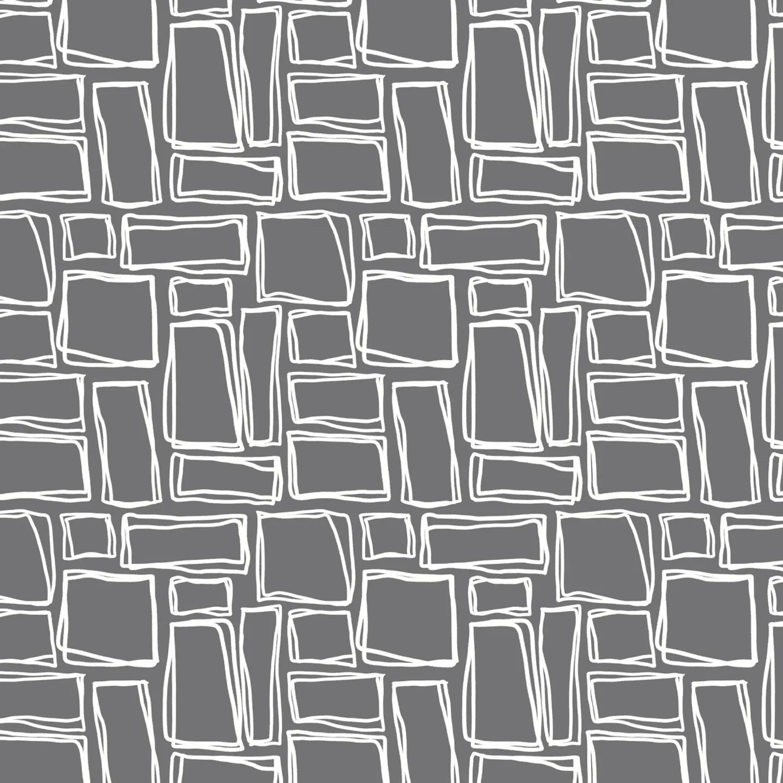 Doodle Squares in Urban Gray Hahnemühle von Happy Littles