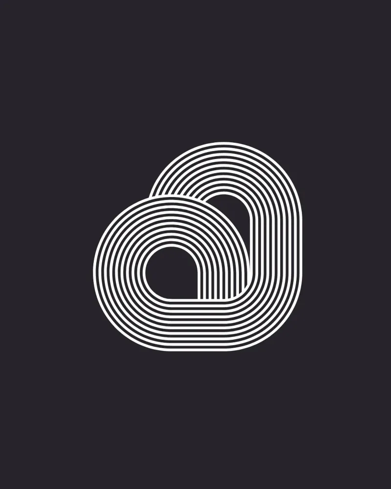 Circles poster con telaio in plastica da byh.illustration