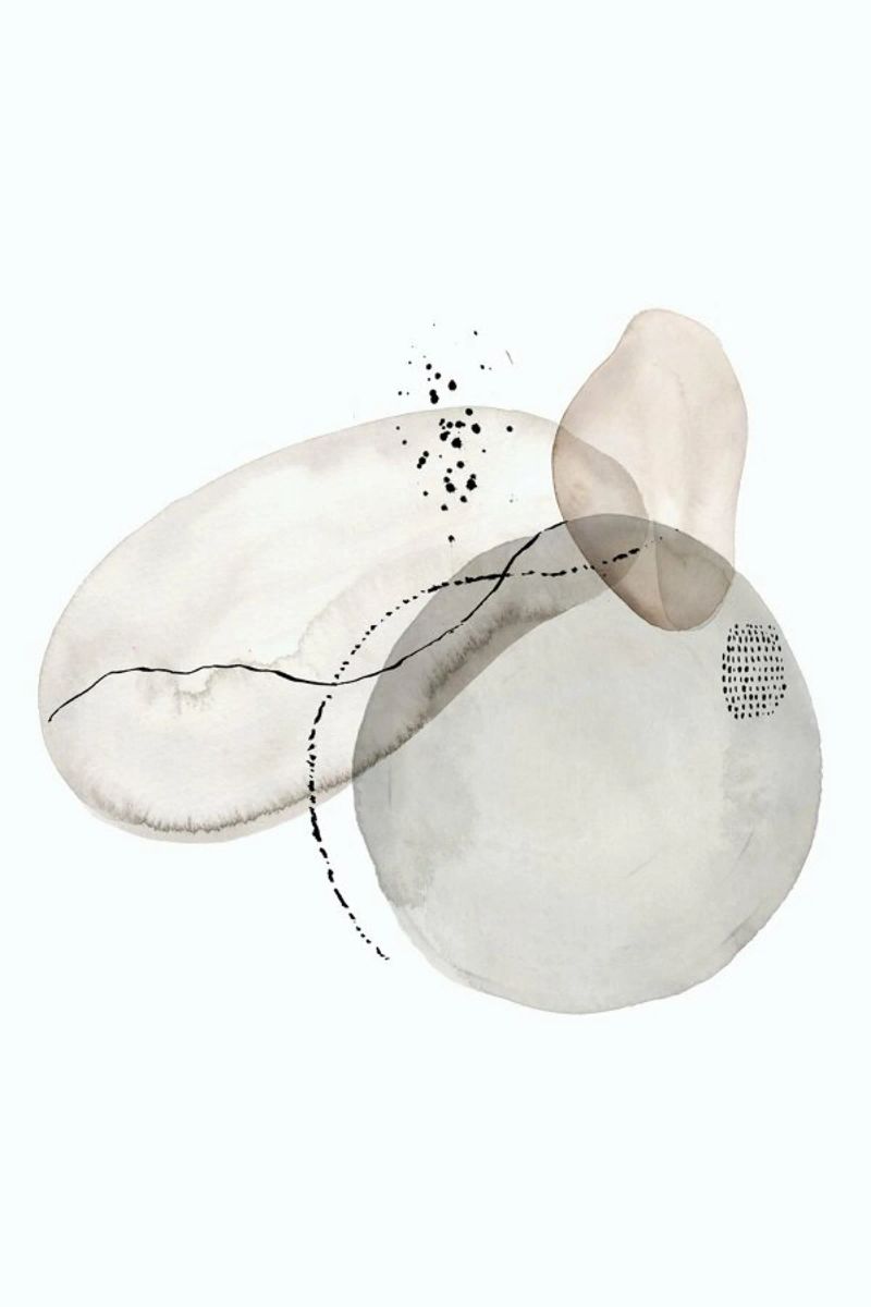 Oil On Pebbles Forex-Platte von Graphite