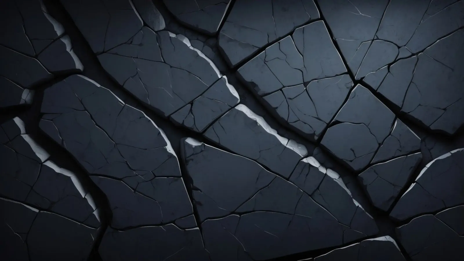 Cracked dark surface with striking lines creating an abstrac canvas by DesignDoodle