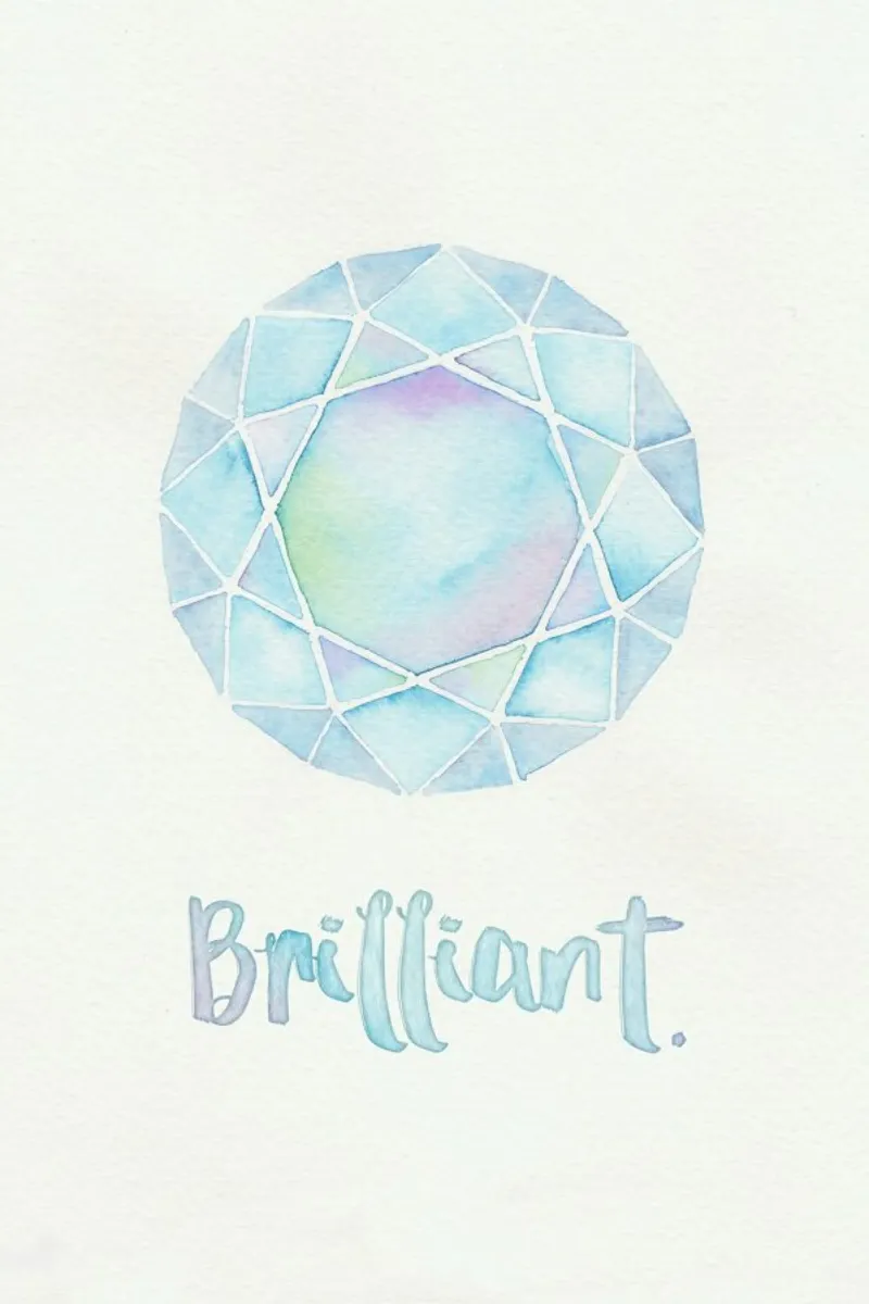 Brilliant poster con telaio in plastica da UN-TYPISCH