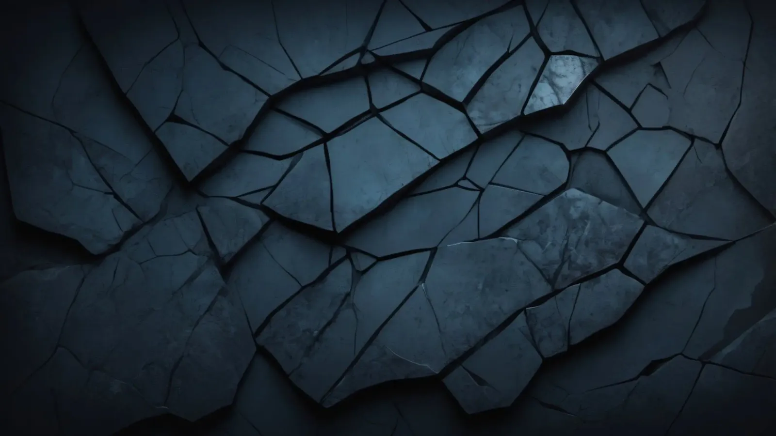 Dark cracked stone texture creates an abstract background canvas by DesignDoodle