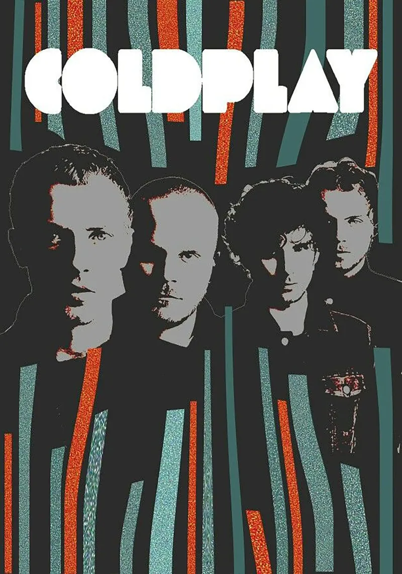 Coldplay pellicola backlit da Attaboy Dsgn